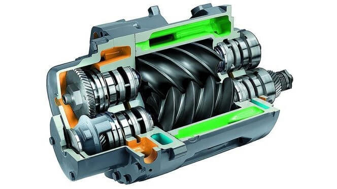 مزایای فنی کمپرسورهای اسکرو