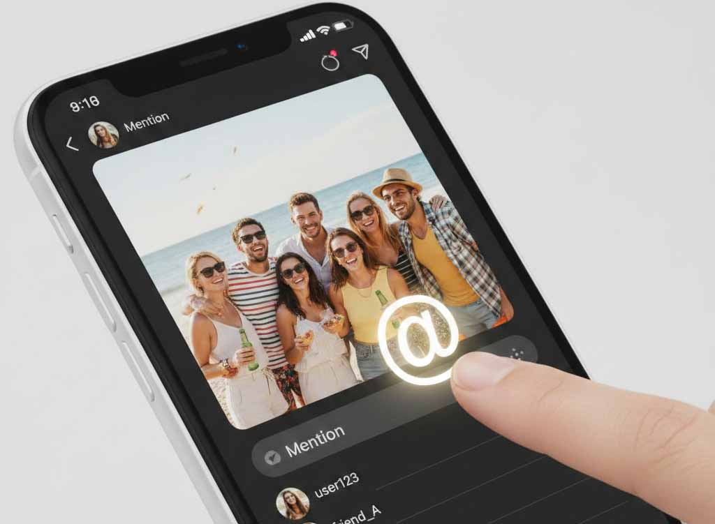 آموزش تگ كردن در استوری اينستاگرام