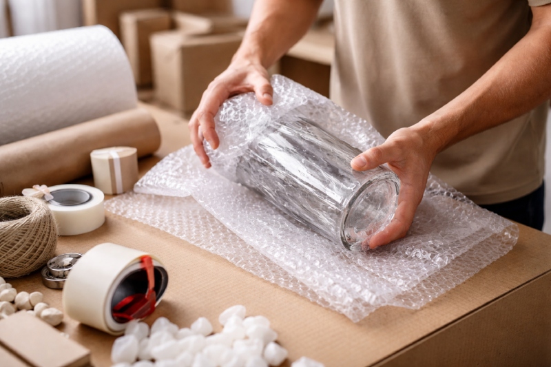 آموزش بستهبندی وسایل شکستنی