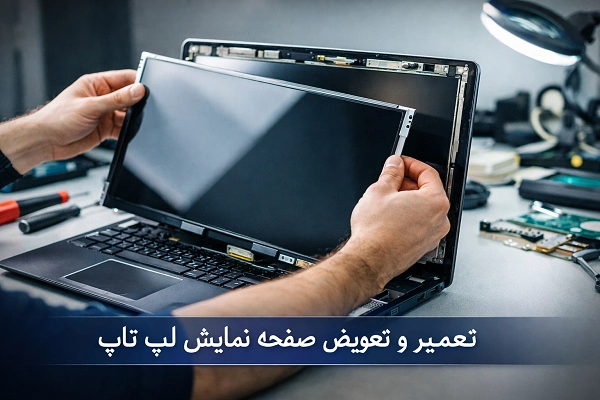 تعمیر lcd لپ تاپ